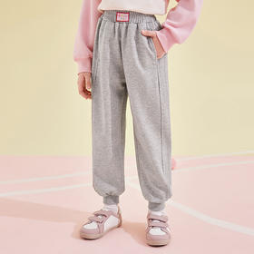 笛莎Deesha 女童裤子2024新款女童宽松休闲裤