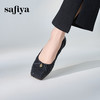 Safiya/索菲娅2024春季小香风方头巴黎舞鞋气质通勤浅口单鞋 SF41111109 商品缩略图5