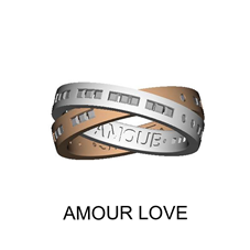 【不退不换，介意勿拍】APM Monaco 戒指  A21520XRW