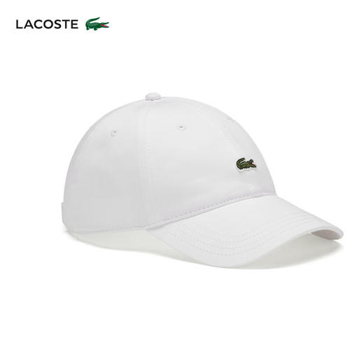 【海南专供价】Lacoste法国鳄鱼配件男女同款简约休闲百搭透气鸭舌帽RK0491-98 商品图4