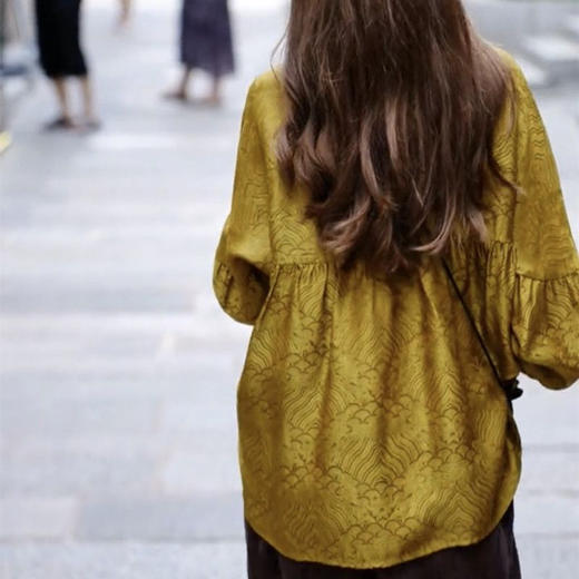 裁缝学苑AQ236中式上衣纸样女装衬衫新国风灯笼袖衬衣服装打板 商品图2