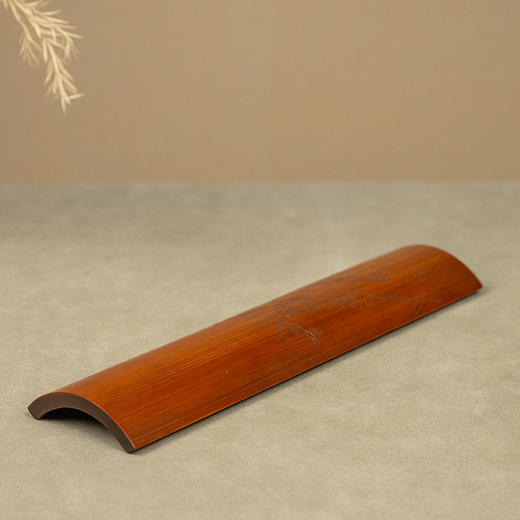 清 竹雕踏雪寻梅臂搁 商品图3