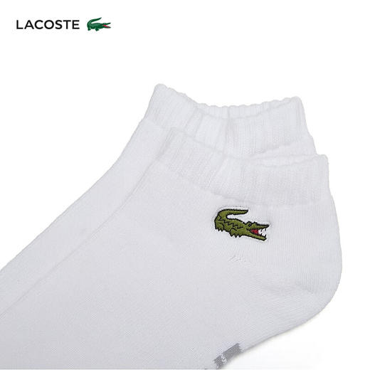 【海南专供价】Lacoste法国鳄鱼男女同款舒适亲肤透气低帮短筒袜子RA4184-98 商品图1