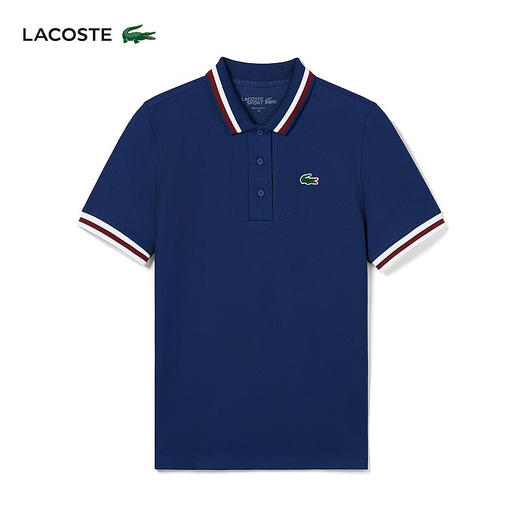 Lacoste法国鳄鱼女士新款通勤休闲百搭短袖POLO衫PF0965-98 商品图2