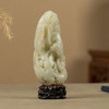 和田玉籽料雕太湖石蕉叶观音山子摆件 商品缩略图4