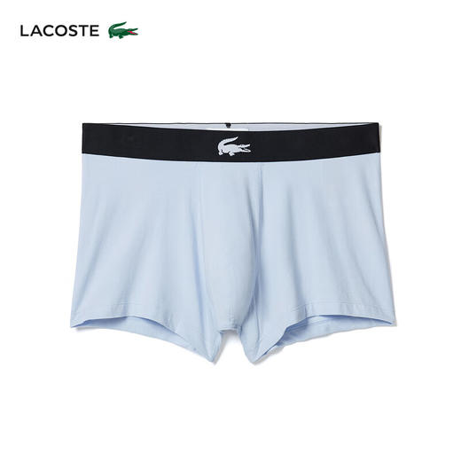 Lacoste法国鳄鱼男装新款舒适3条装平角内裤5H1774-10 商品图2
