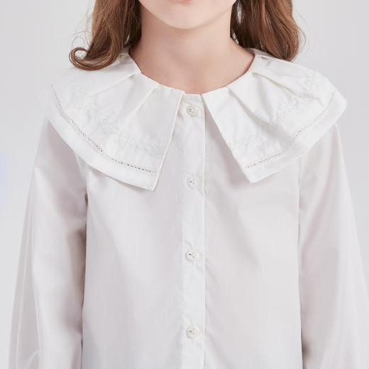 笛莎Deesha 童装女童衬衫2024春季新款长袖衬衫 商品图3