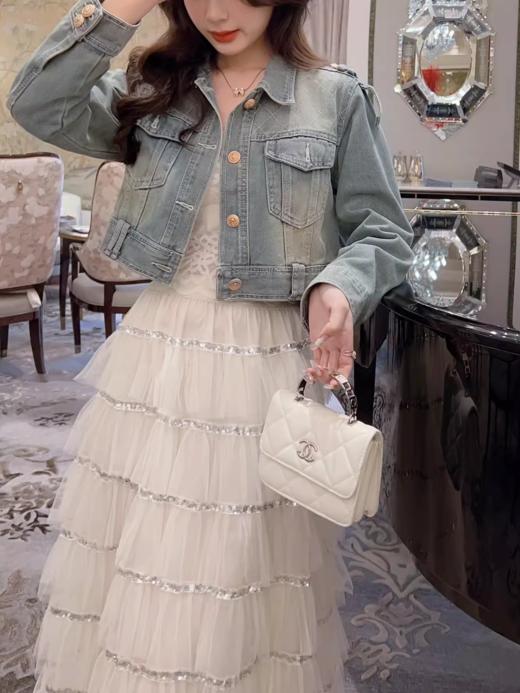 张心子【甜酷黑骑士】双排扣休闲短裤 U2401107 商品图10