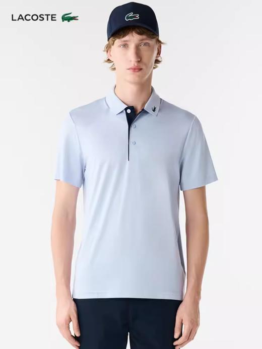 【海南专供价】Lacoste法国鳄鱼男士新款时尚百搭短袖POLO衫DH3982-98 商品图0
