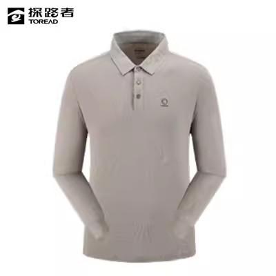 探路者男式POLO长袖T恤TAJJAM81524 商品图1