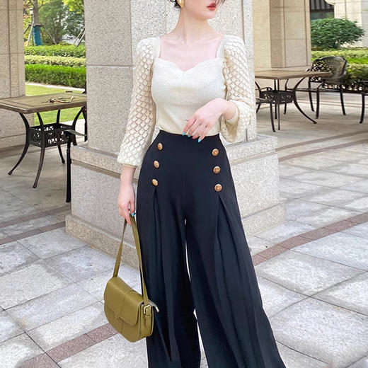 裁缝学苑AX172高腰阔腿裤纸样女装垂坠感拖地长裤子服装打板裁剪 商品图5