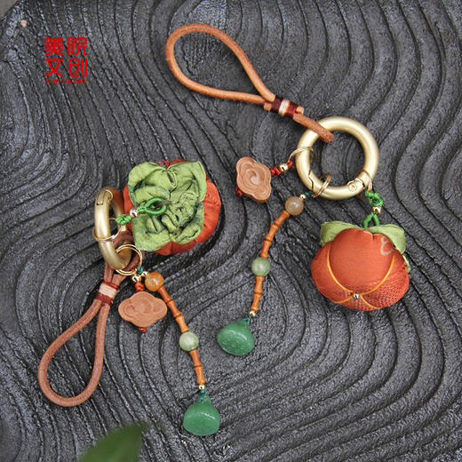 柿柿如意钥匙扣-中国美术学院文创&一艺之间.美育平台推荐 商品图3