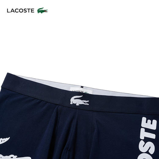 Lacoste法国鳄鱼男装新款透气舒适3条装平角裤内裤5H1803-10 商品图4