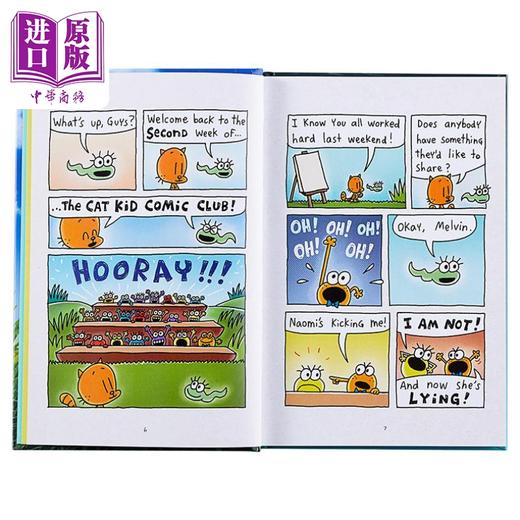 【中商原版】神探狗狗番外 小彼蒂漫画俱乐部3册 Cat Kid Comic Club 狗狗侦探作者Dav Pilkey 桥梁书图像小说英文原版7岁以上 商品图8