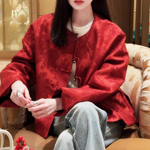 裁缝学苑AX177改良唐装新中式外套纸样女装新款国风盘扣新年上衣版型 商品图4