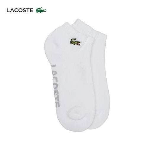 【海南专供价】Lacoste法国鳄鱼男女同款舒适亲肤透气低帮短筒袜子RA4184-98 商品图0