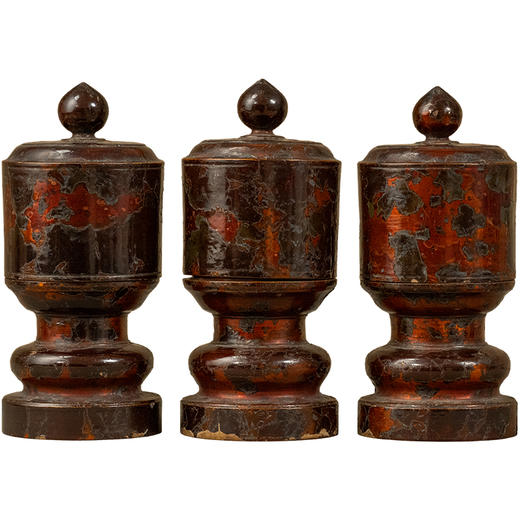 清 黄花梨髹朱漆三供 商品图6