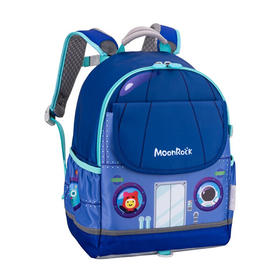 【护童】B座8F | 梦乐护脊减负幼儿园儿童书包男女孩童宝宝轻便双肩背包 冲上云霄-蓝色PI0017P-2310