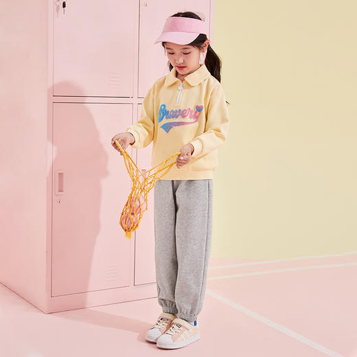 笛莎Deesha 童装女童套装2024春装新款长袖POLO领套装 商品图1