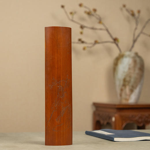 清 竹雕踏雪寻梅臂搁 商品图0