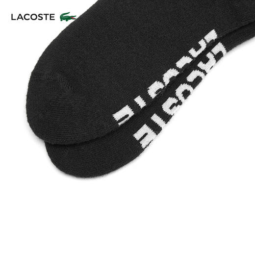 【海南专供价】Lacoste法国鳄鱼男女同款舒适亲肤透气低帮短筒袜子RA4184-98 商品图5