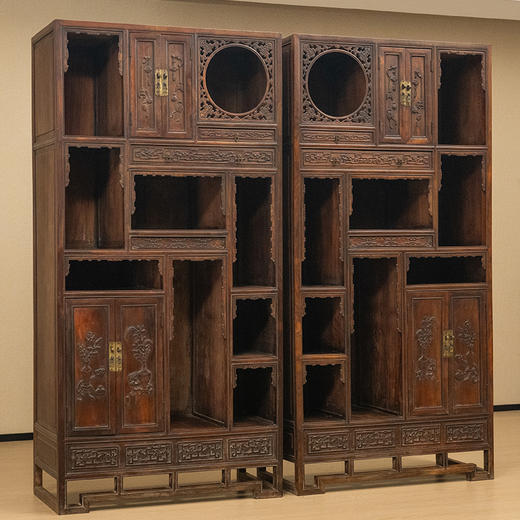 清 红木多宝阁（一对） 商品图4