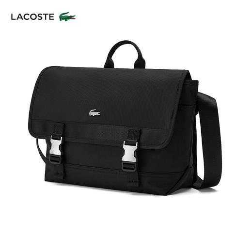 【海南专供价】Lacoste法国鳄鱼男士新款大容量斜挎包NH4591KO 商品图0