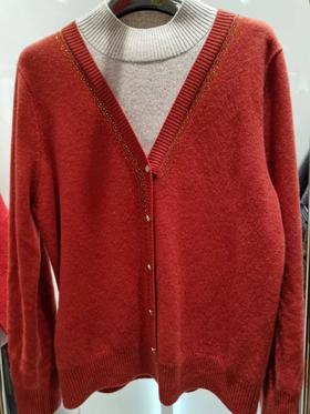 3楼盛世佳人毛衣桔色货号2023959