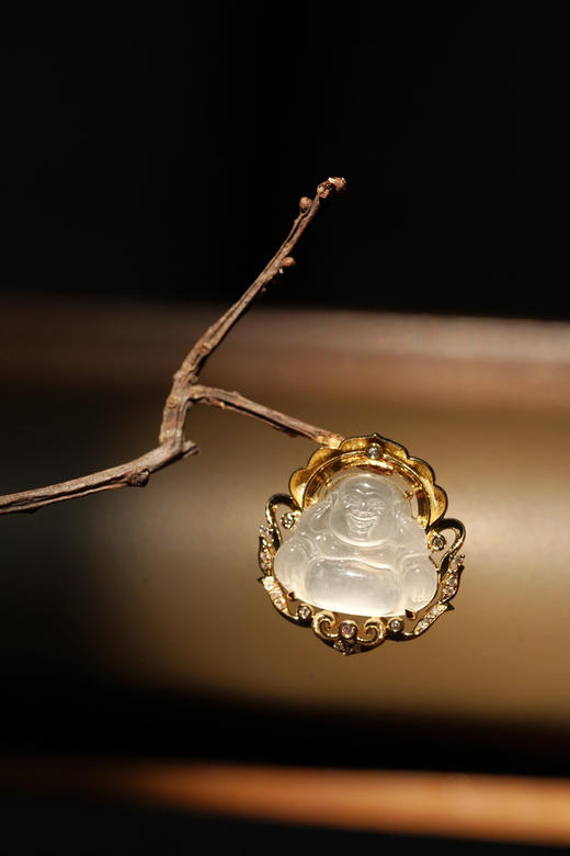 【新年限定】冰种翡翠弥勒佛 商品图6