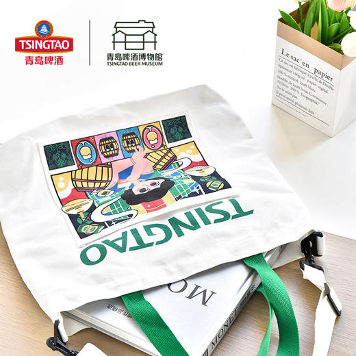 【青岛啤酒博物馆】醉美人1903帆布包 创意个性礼品 青岛啤酒 官方文创 商品图1