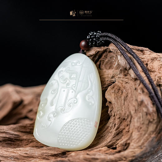 新疆国玉盟世玉和田玉白玉挂件（半壁江山）【带证书·顺丰物流】 商品图4