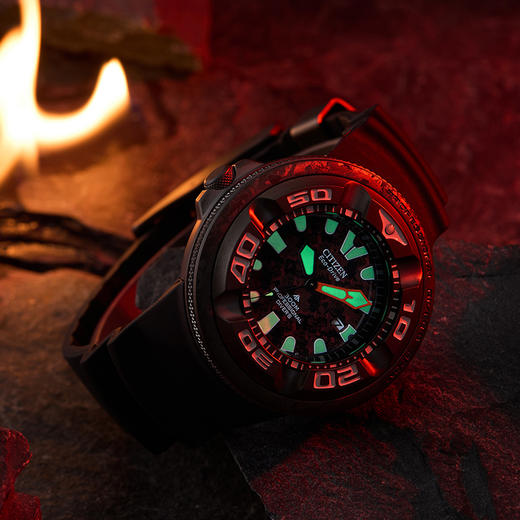 西铁城/CITIZEN哥斯拉光动能潜水男表BJ8059-03Z 商品图7