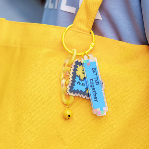 咔哒心系列亚克力钥匙链 商品图3