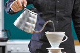 HARIO不锈钢咖啡壶长嘴细口手冲壶云朵壶热水壶