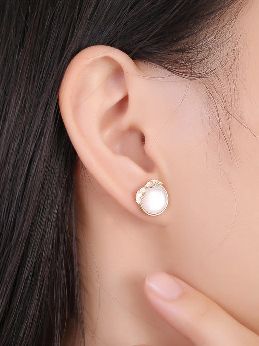 Eden Garden伊甸园花园系列 | 白贝母果实耳钉 商品图2