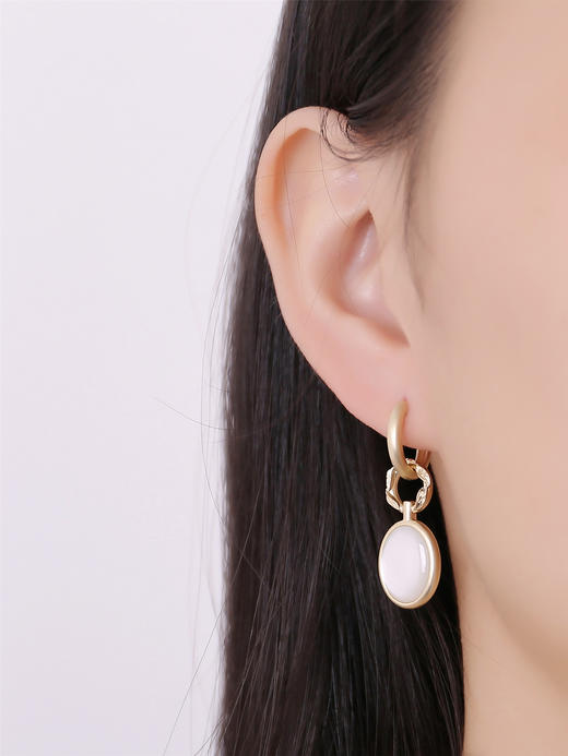 Eden Garden伊甸园花园系列 | 白贝母花藤耳环 商品图2