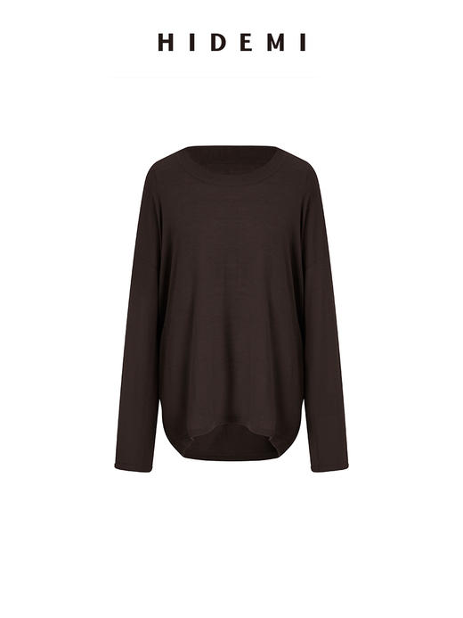 HIDEMI “我们的第一件龟背T”系列美利奴羊毛基础款简约柔软圆领打底衫 商品图10