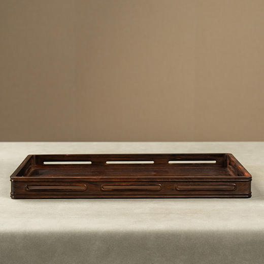 紫檀鱼门洞文房盘 商品图3