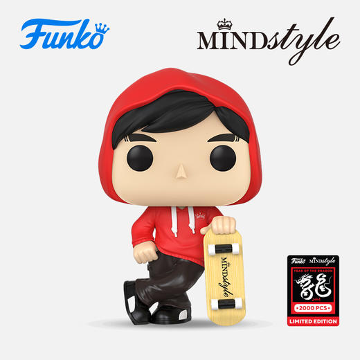 Funko POP Asia: CHOUCHOU亚洲系列 周同学POP公仔（滑板周） 商品图0