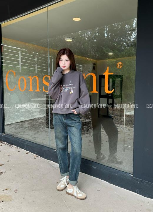 秋季实用主义-配腰包显瘦男友裤 154601837 商品图2