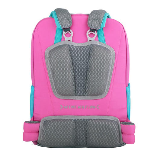 【护童】B座8F | 梦乐（MoonRock）书包轻便减负安全反光一二三年级小学生男女儿童背包 SS100P 粉红色（夹娃娃） 商品图7
