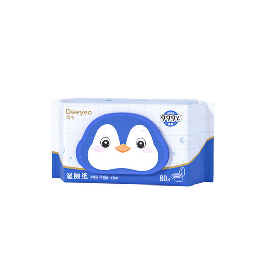 德佑牌湿厕纸卫生湿巾80片（本草配方、安全杀菌，加大加厚设计） 商品图1