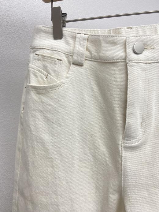 【白牛仔老爹裤】 臣禾 梨形身材BI备 休闲裤9241010513【金猪甄选】 商品图5