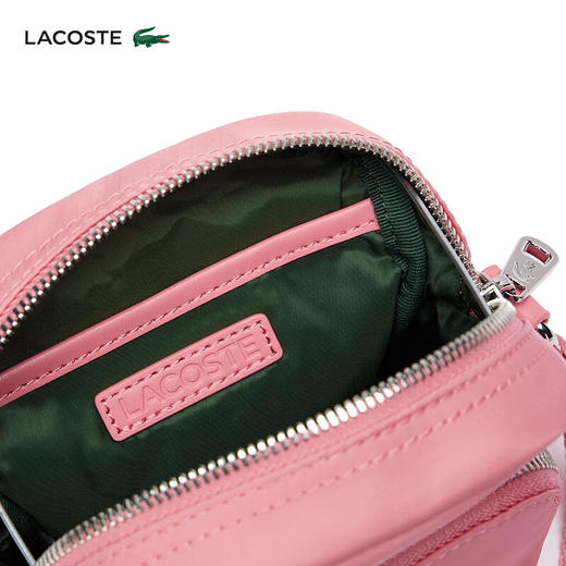 【海南专供价】Lacoste法国鳄鱼女包新款经典字母斜挎包包袋NU4350SG 商品图3