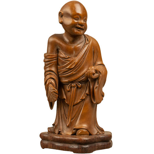 清 黄杨木雕活佛济公人物像 商品图5