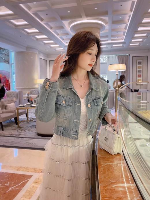 张心子【甜酷黑骑士】双排扣休闲短裤 U2401107 商品图9