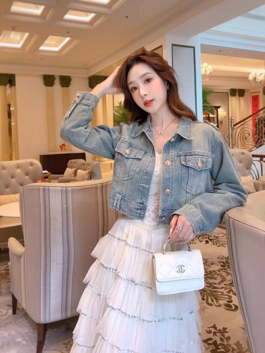 张心子【甜酷黑骑士】双排扣休闲短裤 U2401107 商品图8