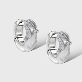 Glacier Aquamarine冰川海蓝宝系列 | 月牙海蓝宝耳环