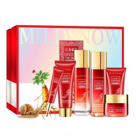 高端礼品套盒 红参蜗牛补水滋养抗皱护肤套盒 女士保湿护肤品 商品图4