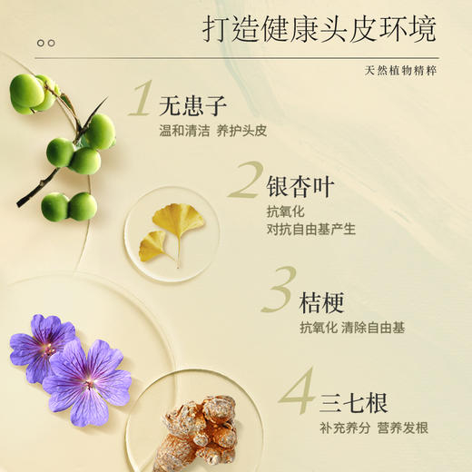 云南白药养元青 去屑柔顺系列洗发水210ml 去屑柔顺润滑护发 商品图3